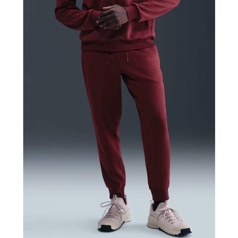 Nike Primary Fleece Men's Dri-FIT UV Performance Joggers Burgundy 4XL FZ0975-652
